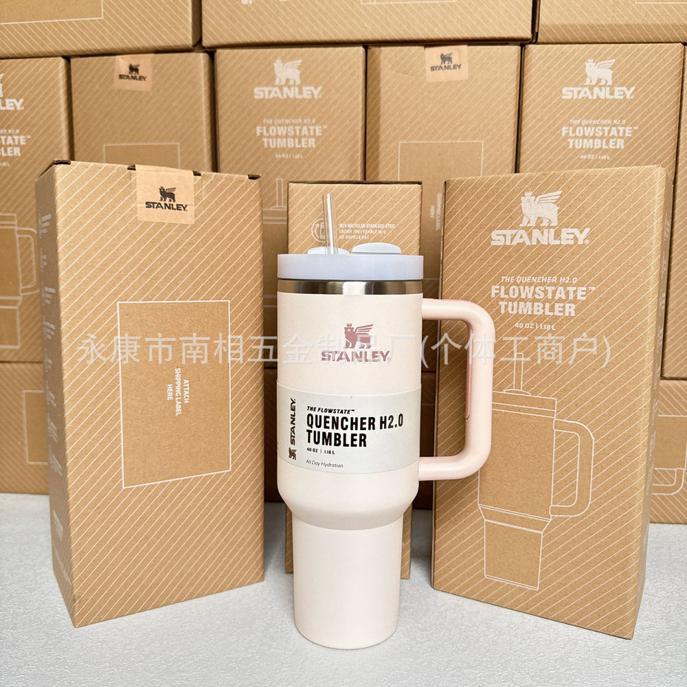 Stanley stanley 2nd generation 40oz thermos cup 304 stainless steel straw cup outdoor car cup large capacity