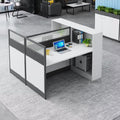 Saint li office desk and chair set - financial desk, card seat, minimalist modern partition office desk set