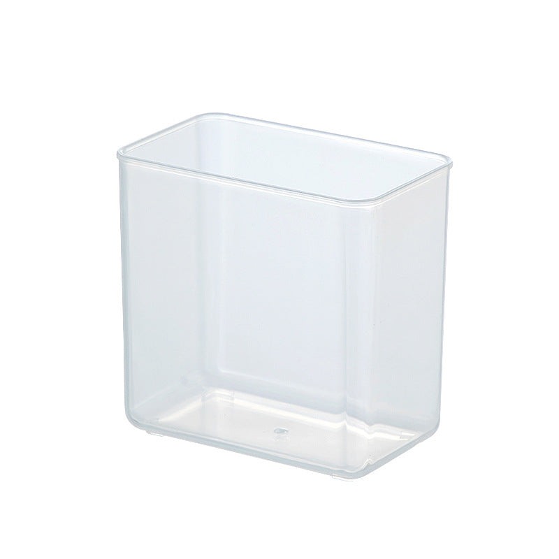 Kitchen, bathroom, desktop sundries, small storage box, transparent plastic, multi-functional non-punching wall-mounted stationery storage box