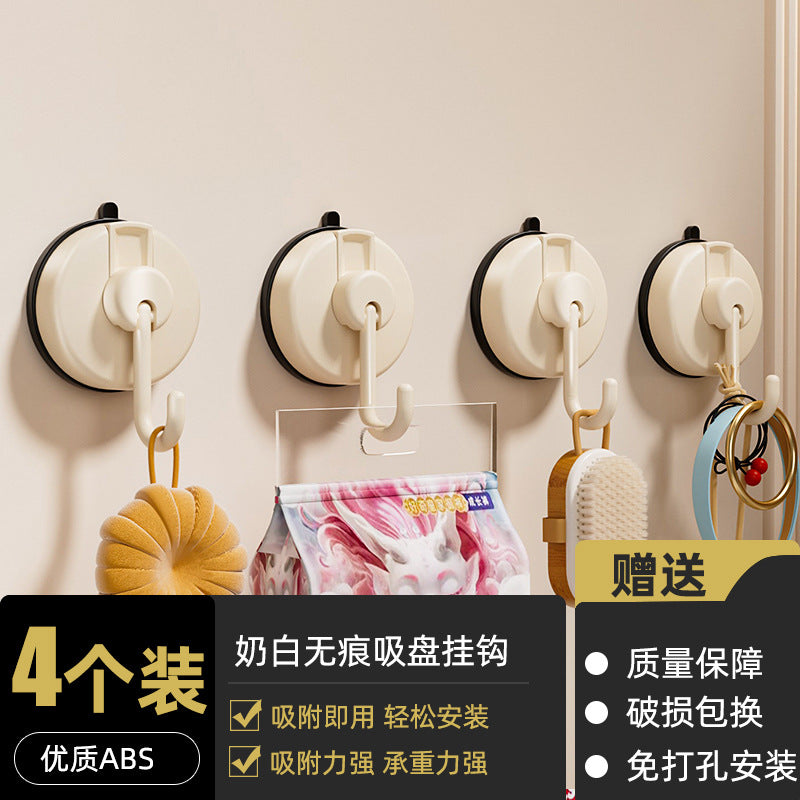 Suction cup hook vacuum strong traceless storage punched for home bathroom kitchen hanging wall hanging jewelry sticky hook