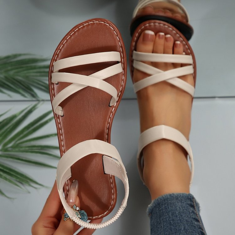 summer new arrivals: plus size flat sandals for women (sizes 36-43). wholesale available. dropshipping to  and