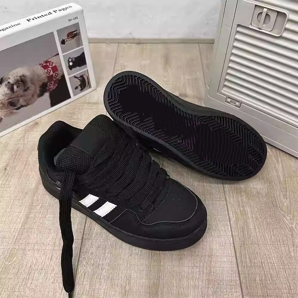 Hong kong style sneakers women's shoes ins trend 2026 spring and summer new arrivalniche styleeasiest for match sports casualcouple bread shoes