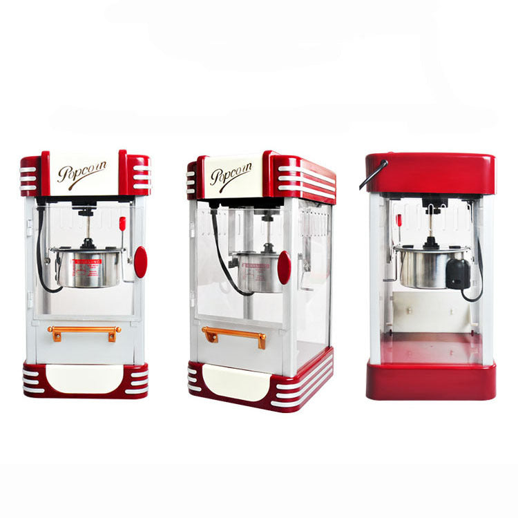 110v popcorn machine - fully automatic electric popcorn maker for home use, small-scale street vendors, and pop-up shops