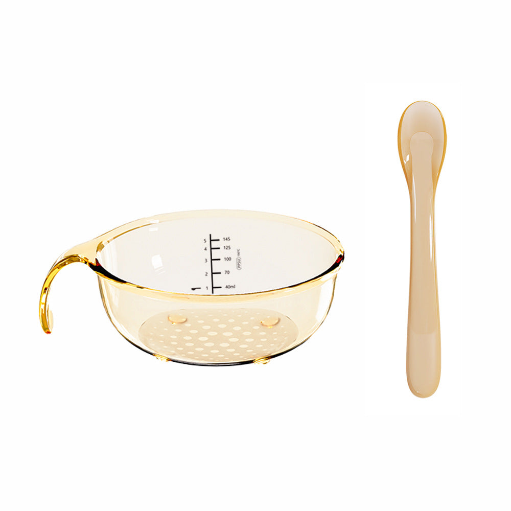 Customizable factory wholesale anti-fall baby food bowl with handle - newborn rice cereal & porridge bowl - ppsu baby food bowl