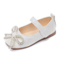 Baby girl cute soft bottom lightweight toddler shoes girl bows princess shoes baby breathable flats soft bottom breathable