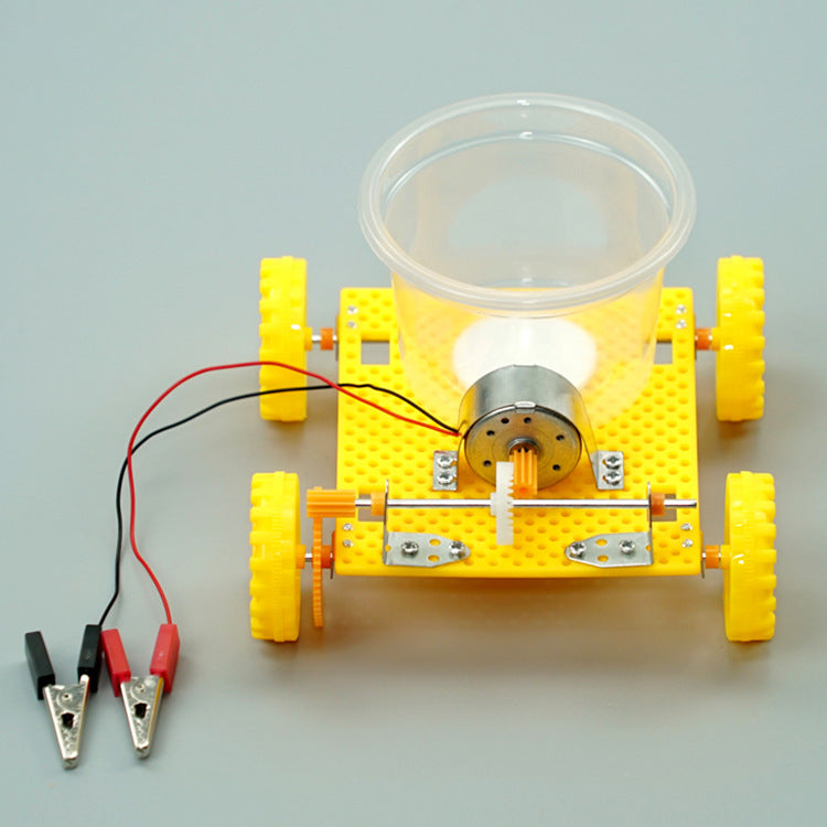 Salt water power generation kinetic energy vehicle physical experiment DIY material package creative handmade gizmo scientific experiment