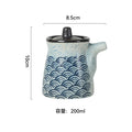 Wave-soy sauce pot