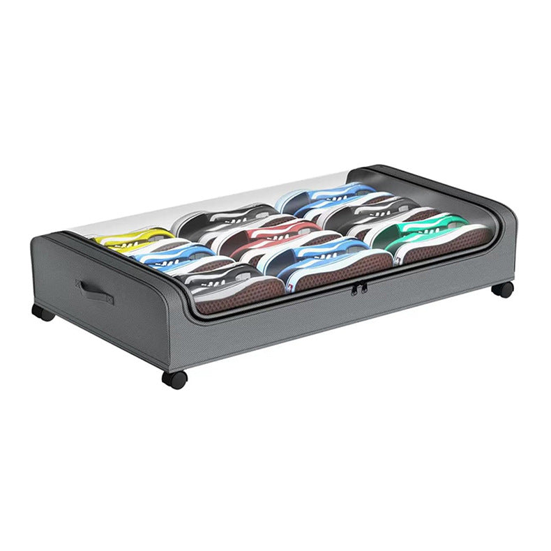 Home Storage Under Bed Storage Box with Wheels 43 Liters Large Capacity Under Bed Storage Rack Wholesale