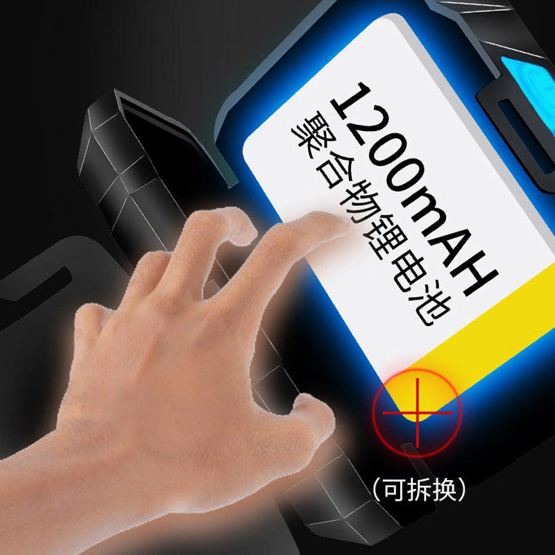 Walson 577 headlight LED long battery life strong light fishing charging outdoor head mounted small lighting induction headlight