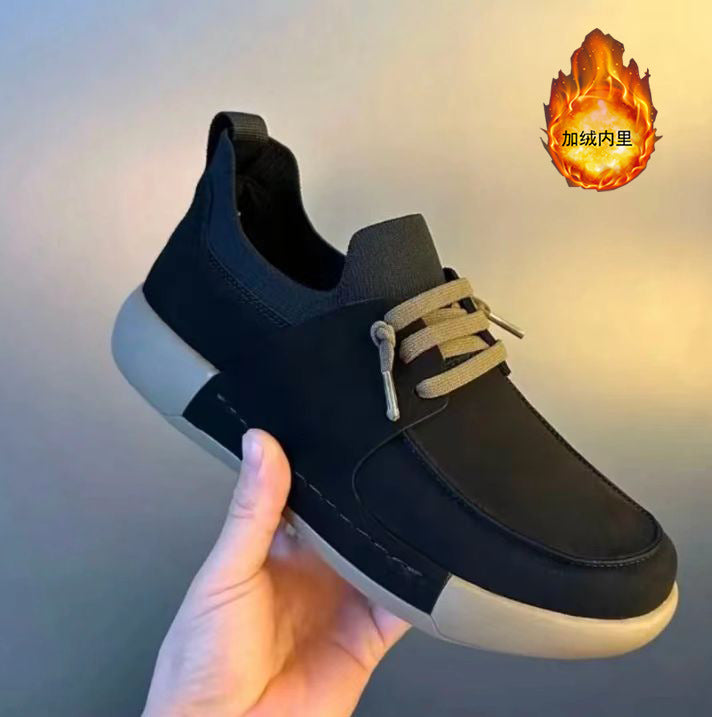 Popular men's shoes spring breathable easiest for matchcasual slip-on beanie shoes running soft bottom sports lazy trendy shoes