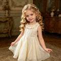 Girls' summer dress  new style children's mermaid dress sleeveless chic and trendy tank top princess dress
