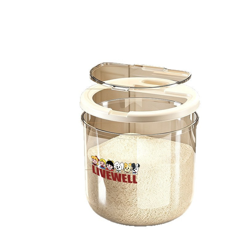 Rice bucket for home insect-proof and moisture-proof sealed rice jar rice grain box rice box storage grain storage tank durable