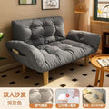 Cream cloud lazy sofa double reclining rental house bedroom no-wash small apartment foldable dual-purpose sofa bed
