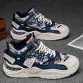 Men's shoes 2025 new spring collection: youth casual running sneakers, student platform shoes, non-slip dad shoes, trendy footwear for men