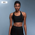 New color block adjustable strap sports bra - high impact, shockproof, push-up training bra - model dw346