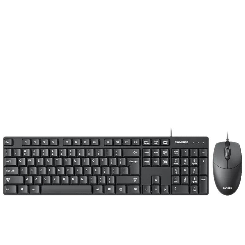 Sanju g2 wired keyboard and mouse combo - universal for laptops, desktops, office, gaming, and business use