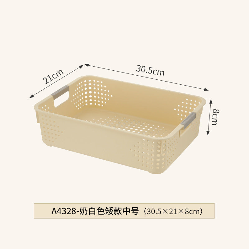 Wholesale desktop storage basket sundries storage box storage basket rectangular snack toy storage basket finishing box
