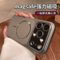 Large viewing window suitable for iphone17pro mobile phone case apple 13 high-end ai button anti-fall protective cover