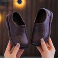 Kids' soft-soled single shoes - perfect for school, performances, and a british-inspired look. ideal for spring, these black leather shoes for boys add a touch of style to any outfit