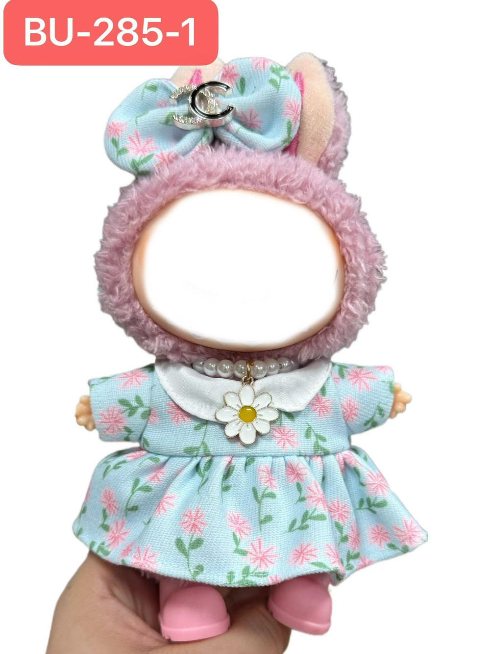 Labubu doll clothes labubu 17cm doll cute dress up one, two, three instead of suitstuffed toys