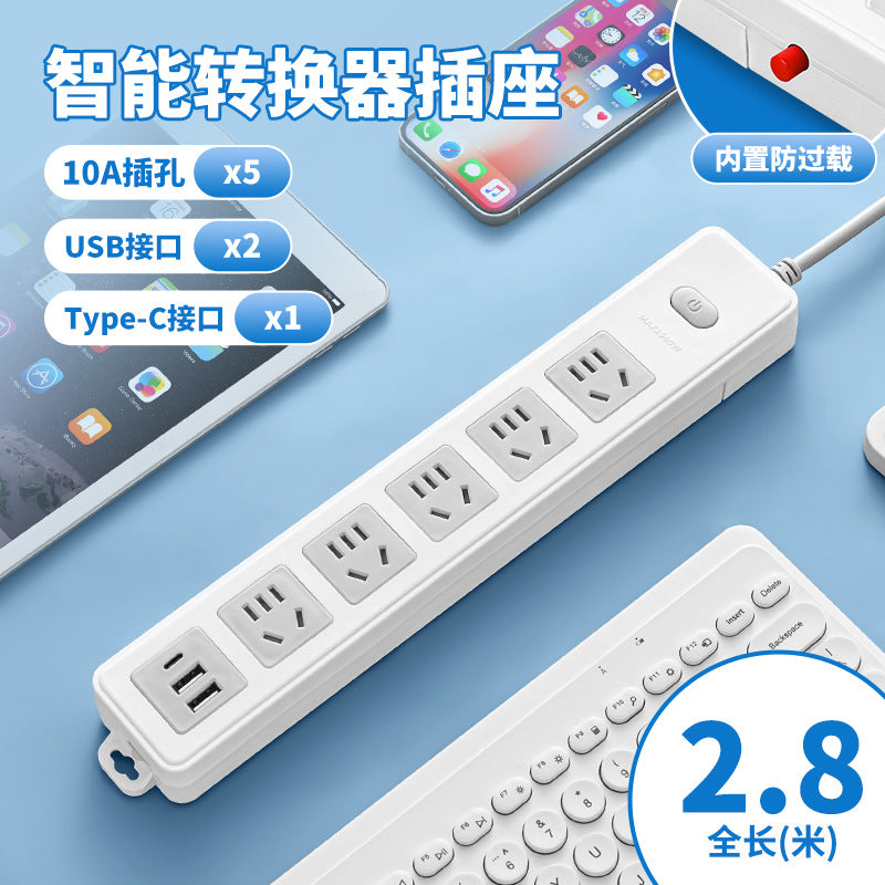 Multi-socket wireless power strip without cord socket with usb connection power strip self-wiring converter power strip power strip