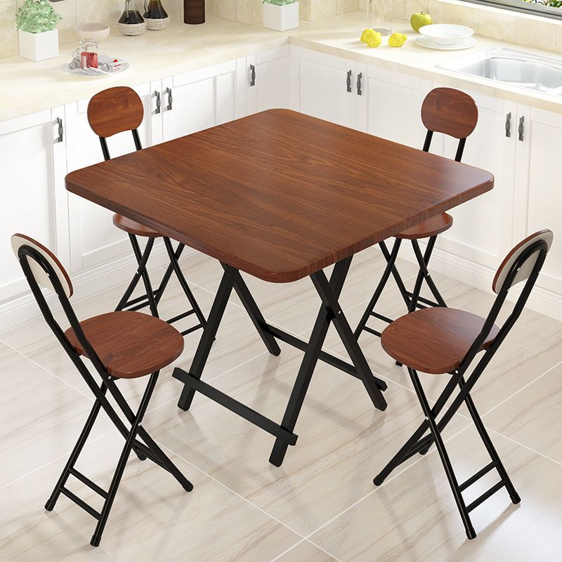 Folding tablefor homedining tablesimple small square table4-person tablesmall apartment portable outdoor stall balcony table