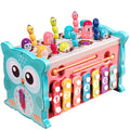 Baby fishing toys, whack-a-mole, piano, intellectual development, early education for infants, boys and girls, fish hooks