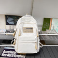 casual versatile backpack - large capacity retro minimalist laptop backpack for college, high school, and middle school students - unisex