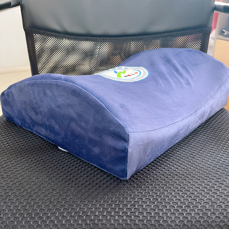 Customized sponge cushions with customized corporate logo gifts memory foam pillows office waist cushions