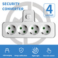 German standard socket power strip, european standard converter plug, russian, european, korean, thai, bali, indonesian