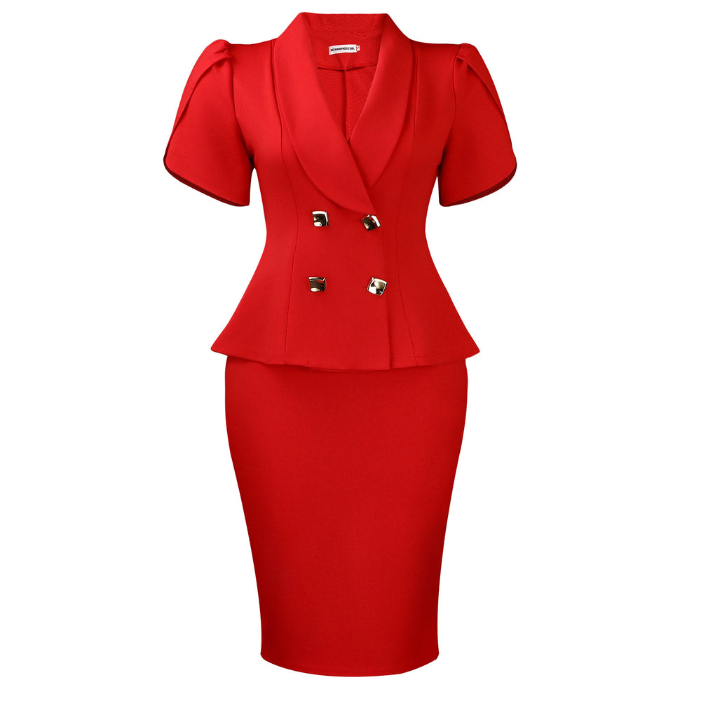 D625 european and american  cross-border  summer new arrival elegant plus size women's lapel african fashion suit