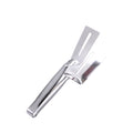 Factory direct supply of stainless steel thickened steak tongs, barbecue tongs, kitchen household food tongs, pancake tongs, barbecue tongs