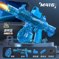 m416 electric burst water gun large capacity linkage reloading flash cool light outdoor toys for boys