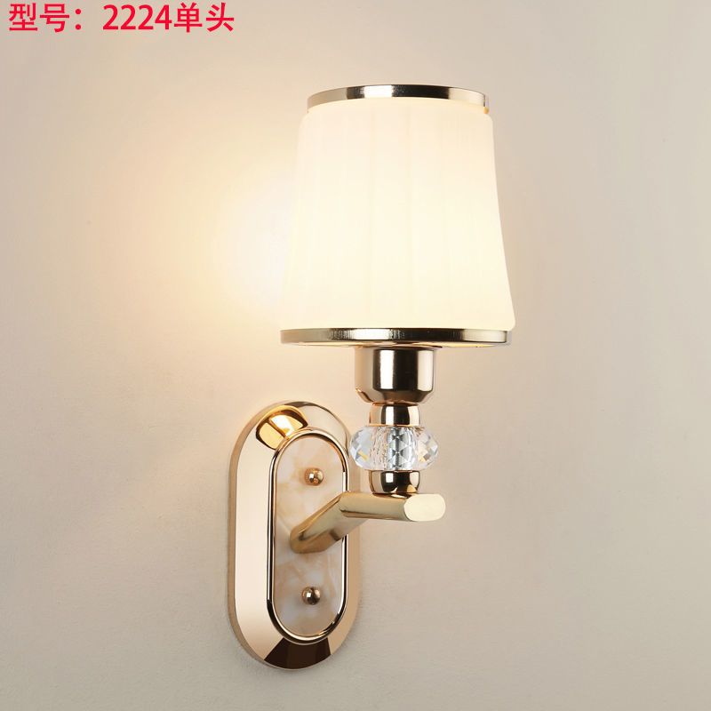European style wall lamp - bedroom bedside light, modern minimalist aisle light, creative hotel living room corridor wall lamp, stairway light