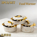 3pcs food warmersexport hot-selling set of insulated lunch boxes 1.5-2-2.5l insulated tableware