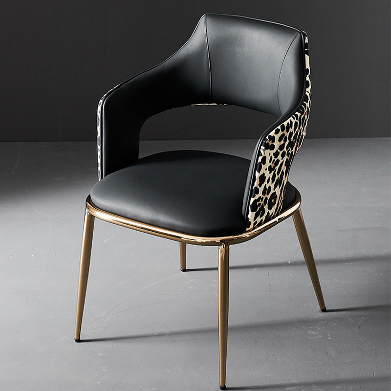 Luxury dining chair - modern minimalist casual study makeup stool - designer high-end villa italian restaurant chair