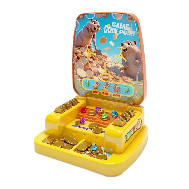 Kids electric coin-operated machine toy family interactive game machine girls boys tabletop game puzzle birthday gift