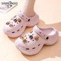 Women's clogs - 2025 summer new fashion, anti-slip, breathable, soft sole, odor-resistant, thick sole, height increasing sandals for outdoor wear