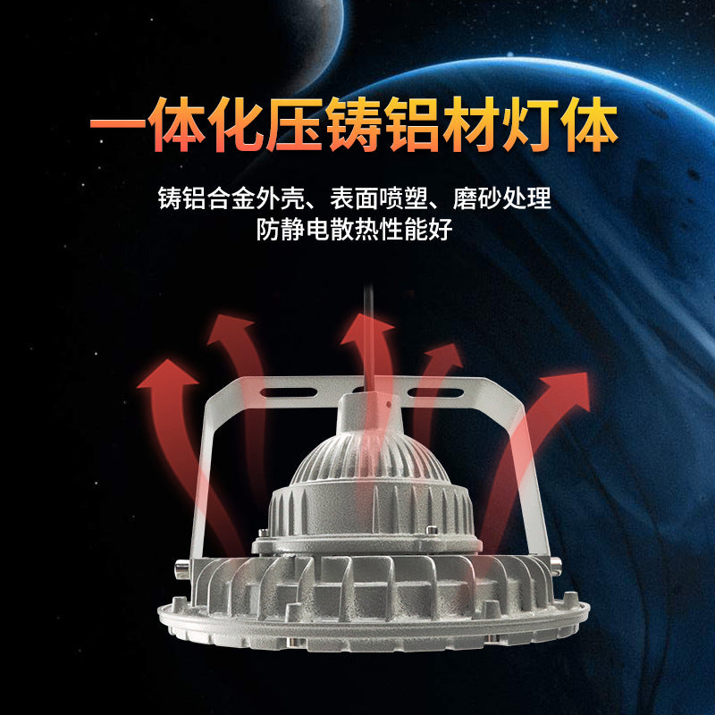 Yaming led explosion-proof light emergency lighting fire lighting gas station warehouse workshop emergency power outage floodlight
