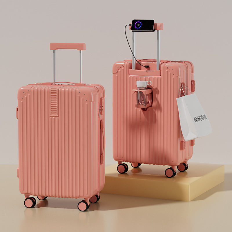 New child and mother suitcase silent universal wheel 20 inch boarding case large capacity trolley case 26 inch wedding case password