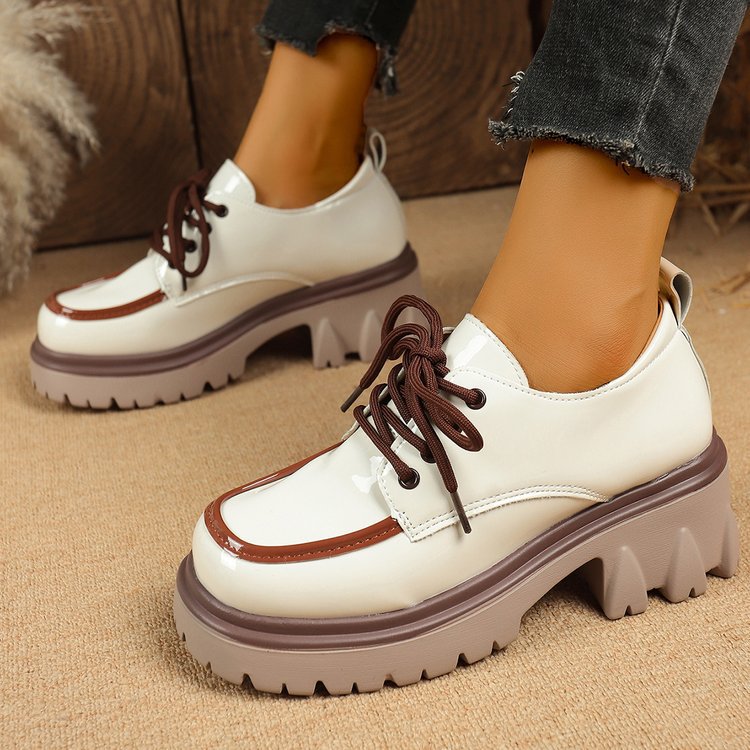 autumn new arrival: women's chunky sole loafers for cross-border e-commerce, plus sizes available (runs half a size small). dropshipping available on  and . sizes 35-42