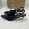 Za2025 spanish spring/summer off-white pointed-toe mules, stiletto heel closed-toe sandals, fairycore fashion