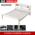 Extra thick iron frame bed carbon steel bed rental house assembled iron bed bold dormitory iron bed bedroom simple bed big sale