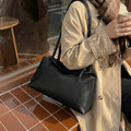 Korean style minimalist luxury shoulder bag - 2025 winter versatile underarm bag - large capacity work & commute bag
