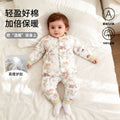 Baby quilted separatessuit baby clothes autumn thin cotton belly protection cotton clothing infant pure cotton thin cotton clothing