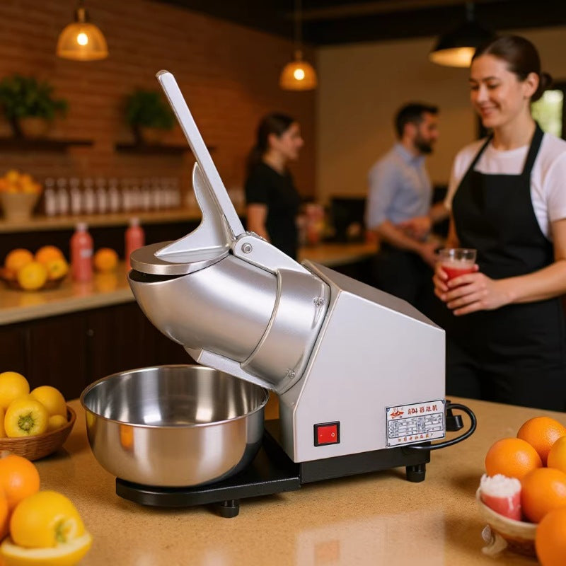 Henglian commercial sb3/6 ice crusher - ice shaver for bars, bubble tea shops, and frozen food processing