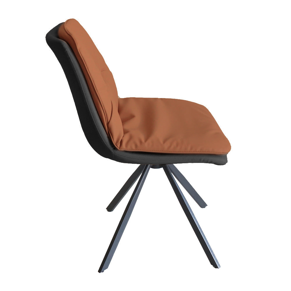 Export creative cafe nordic dining chair casualfor homerotatable back stool