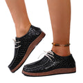 eleganceelegantexportplus sizenational styletie backflats women's low-top fairy leatherflats cross-border wholesale