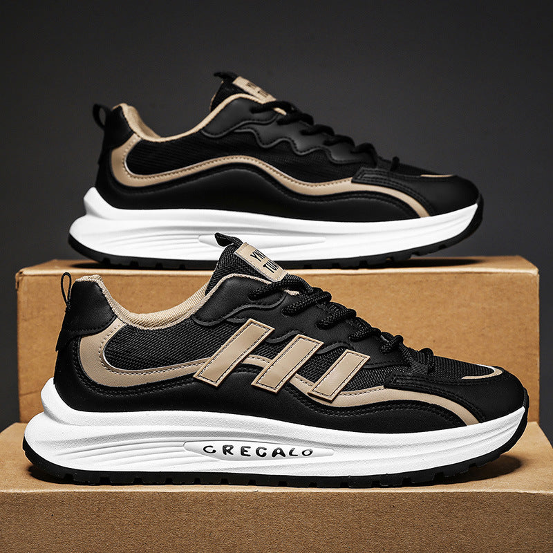 Men's shoes: 2026 spring new arrivals - trendy, versatile, bestselling chunky sneakers. thick-soled, durable, breathable, casual athletic shoes for students