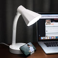 Multifunctional desk lamp - eye-care study lamp, usb powered bedside lamp with seven-color night light for home use